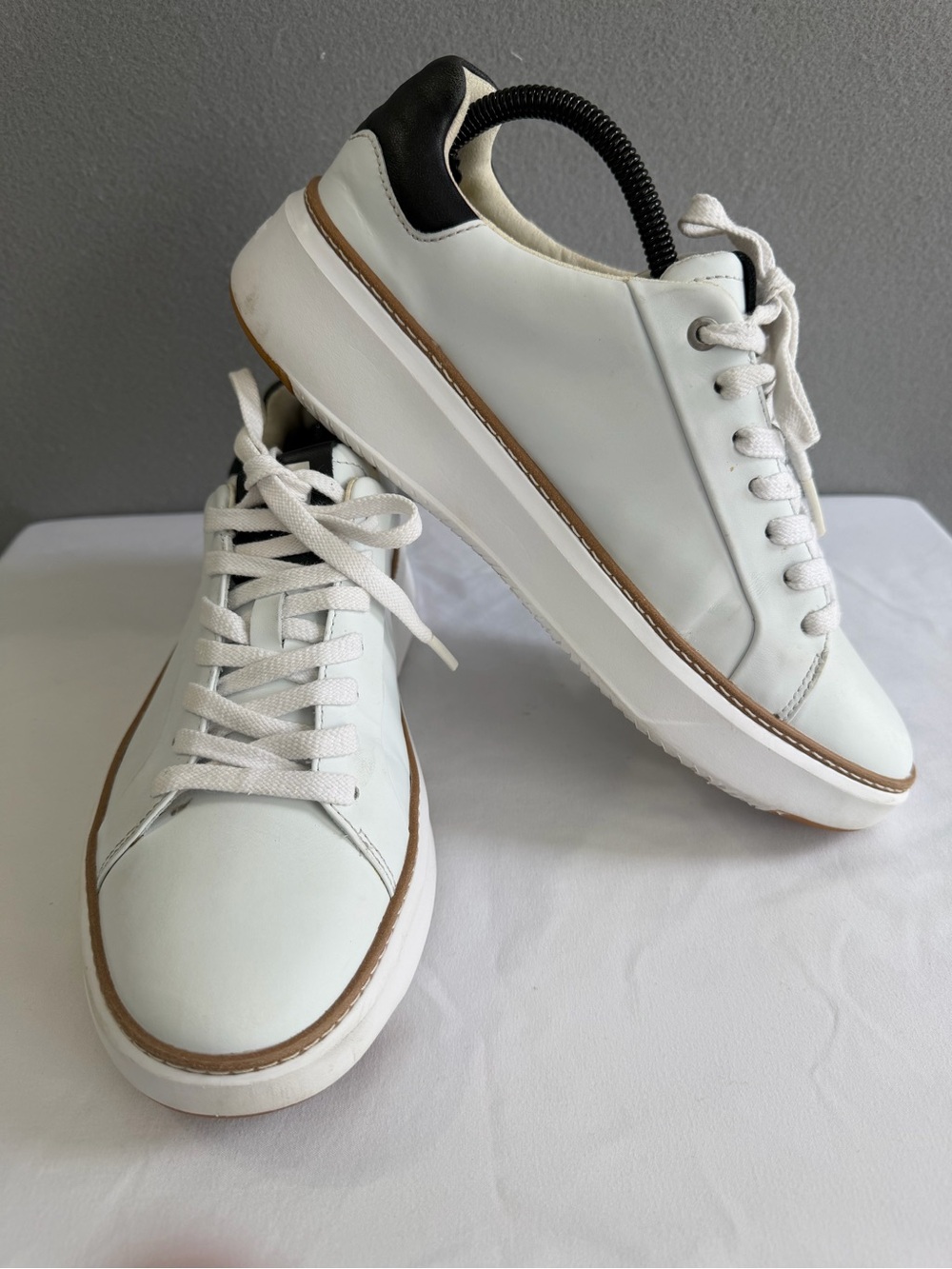 Cole Haan Grand 360 Sneakers Shoes Men’s s7M White  Leather Lace-Up
